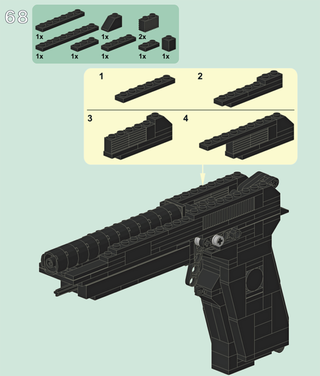 Illustration for article titled Make This Incredibly Realistic LEGO Gun